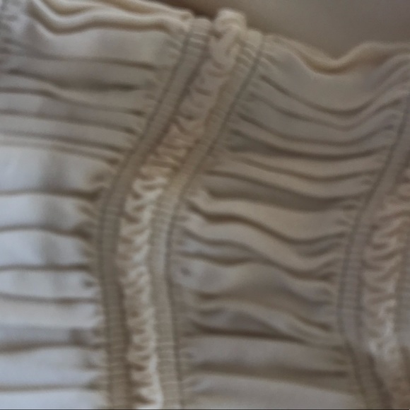 Vintage cream mock turtleneck blouse size small - Picture 5 of 7